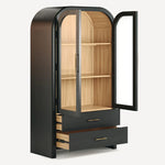 Lio Solid Wood Tall Cabinet FURNITURE - cabinet Union Home