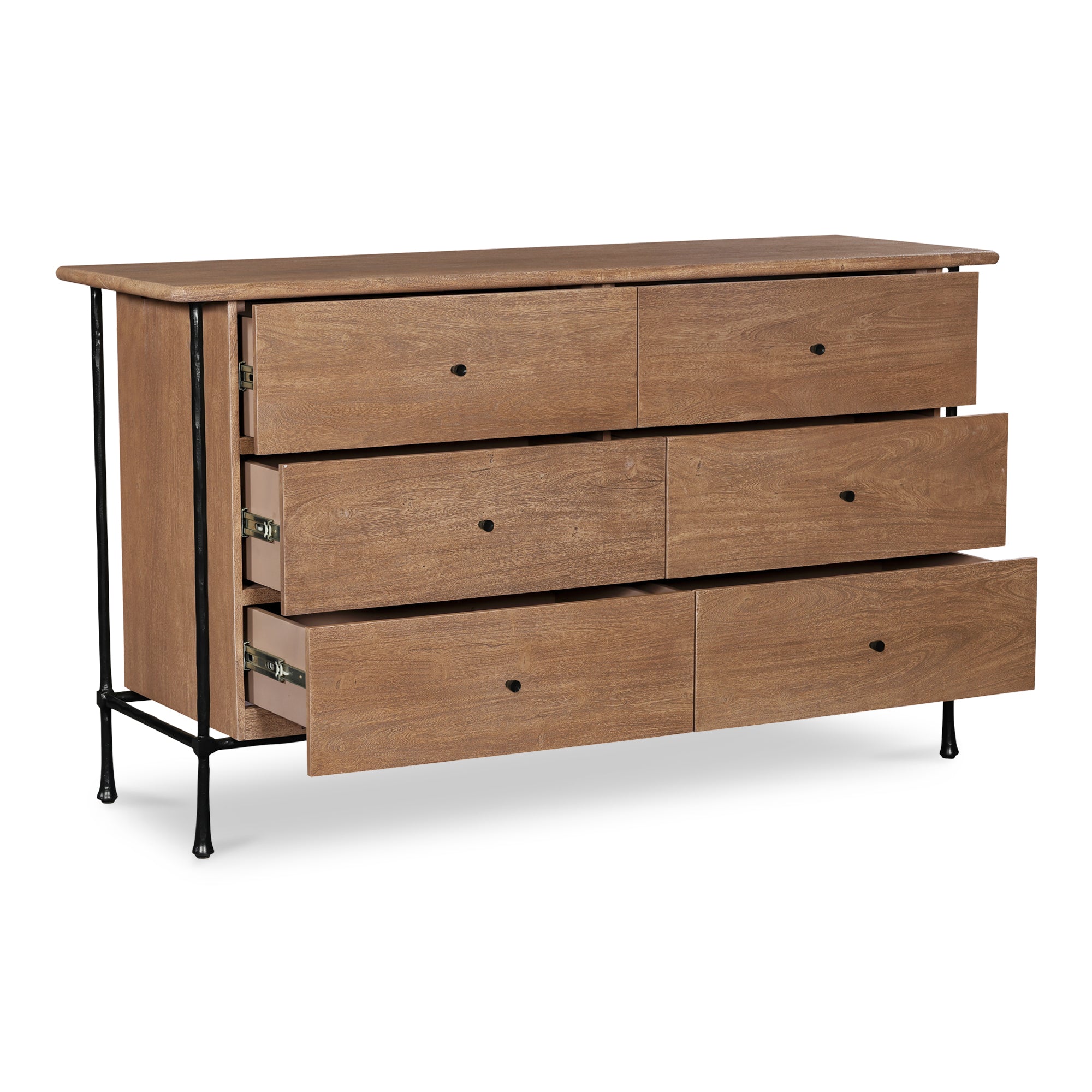 Ryne 6 Drawer Dresser Furniture - Dressers Moe's Furniture