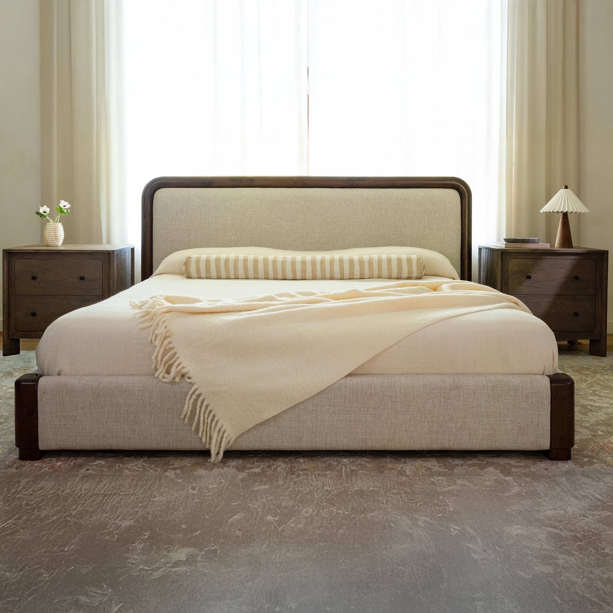 Bower Bed FURNITURE - bed Moe's Furniture