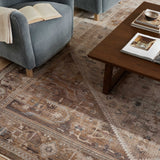 Loloi Lyra Natural / Mocha Rug 0-RUGS-patterned Loloi