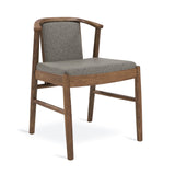 Lanark Dining Chair FURNITURE - dining chair Gus Lundy Truffle & Classic Walnut