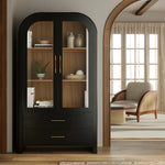 Lio Solid Wood Tall Cabinet FURNITURE - cabinet Union Home