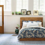Harris Blue/Ivory Hand Micro Hooked Wool Rug-Rug & Weave