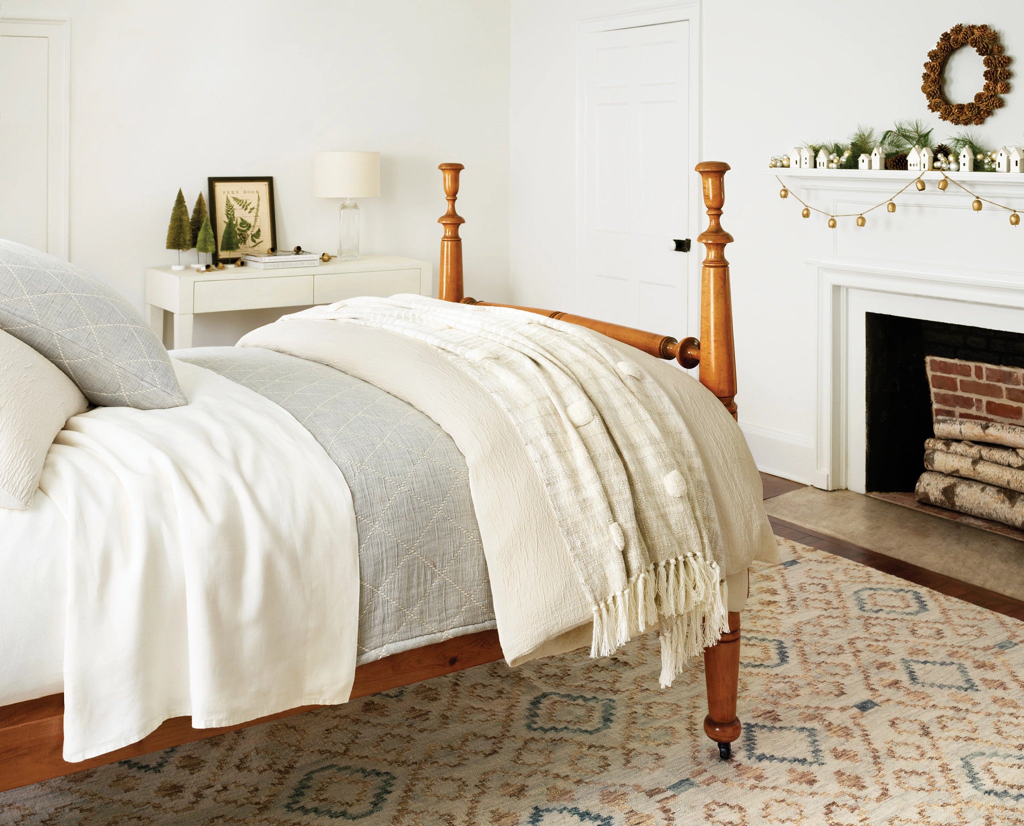 Jelly Roll Sky Handwoven Wool Rug-Rug & Weave