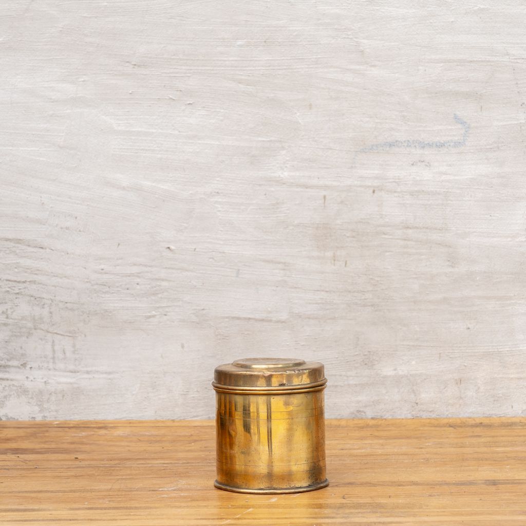 Antique Brass Canister