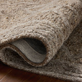 Loloi Mabel Bark / Graphite Rug RUGS - wool Loloi 18" x 18" sample