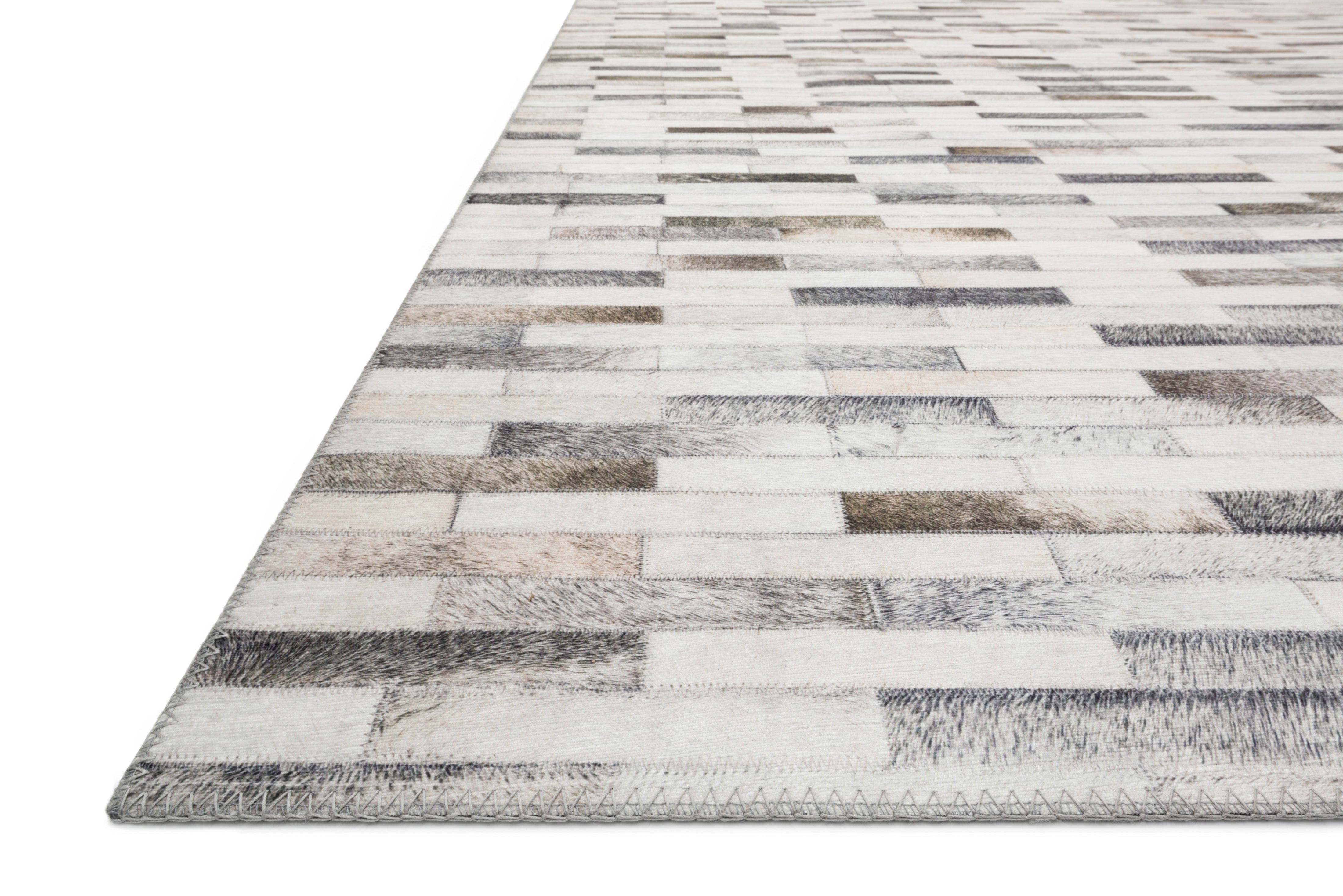 Loloi Maddox Ivory / Grey Rug RUGS - synthetic Loloi