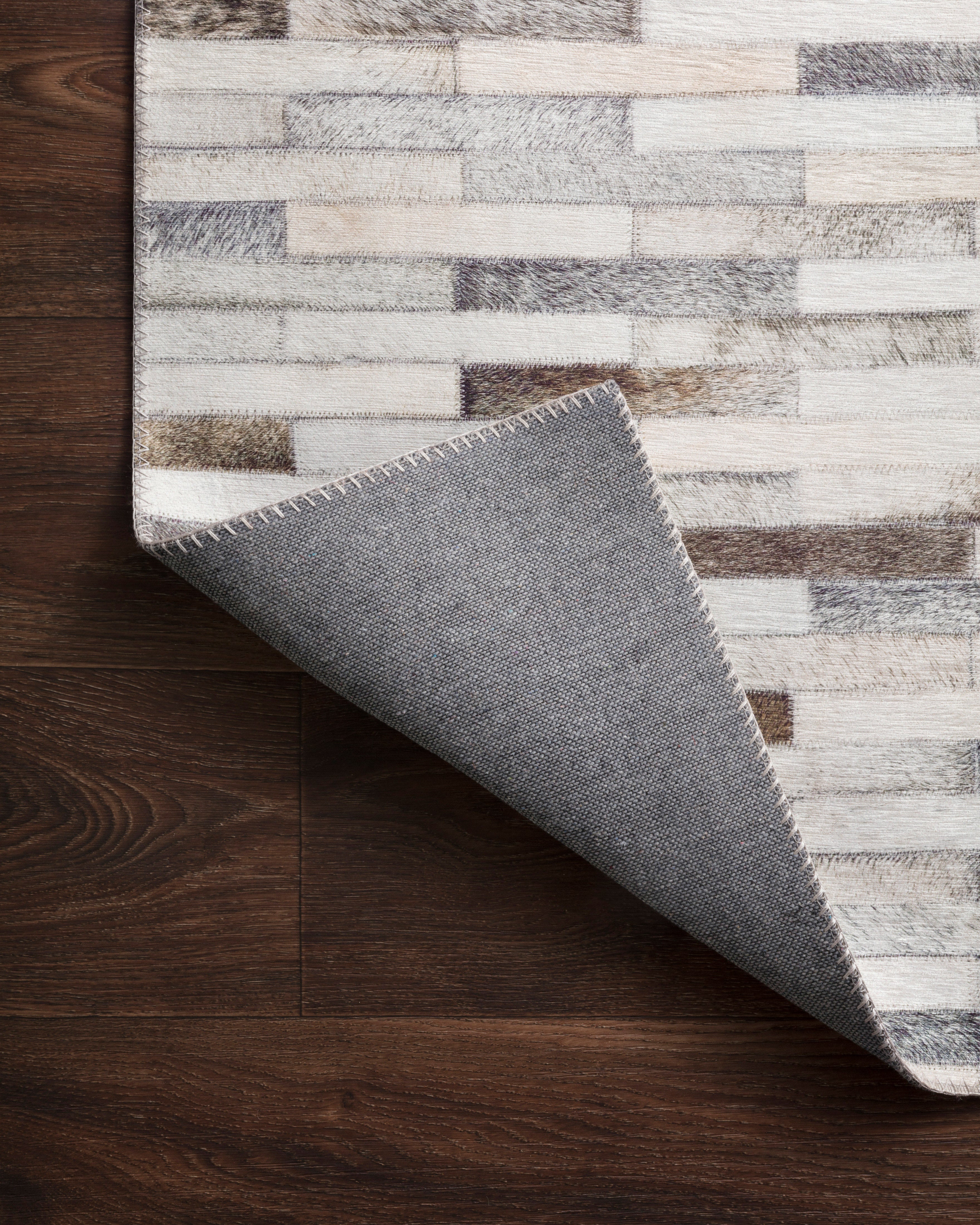 Loloi Maddox Ivory / Grey Rug RUGS - synthetic Loloi