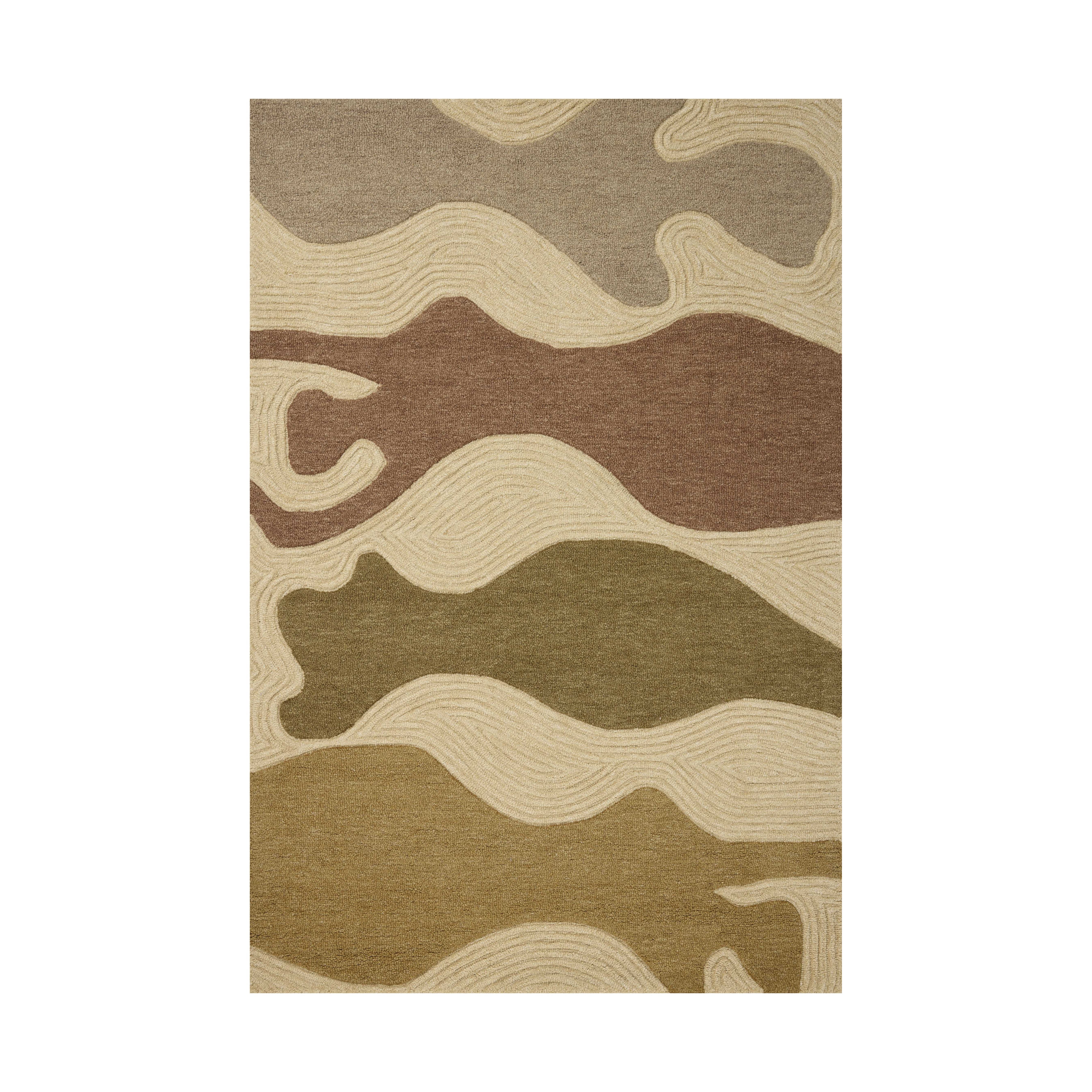 Brigette Romanek x Loloi Madi Linen / Multi Rug RUGS - wool Loloi 18" x 18" sample