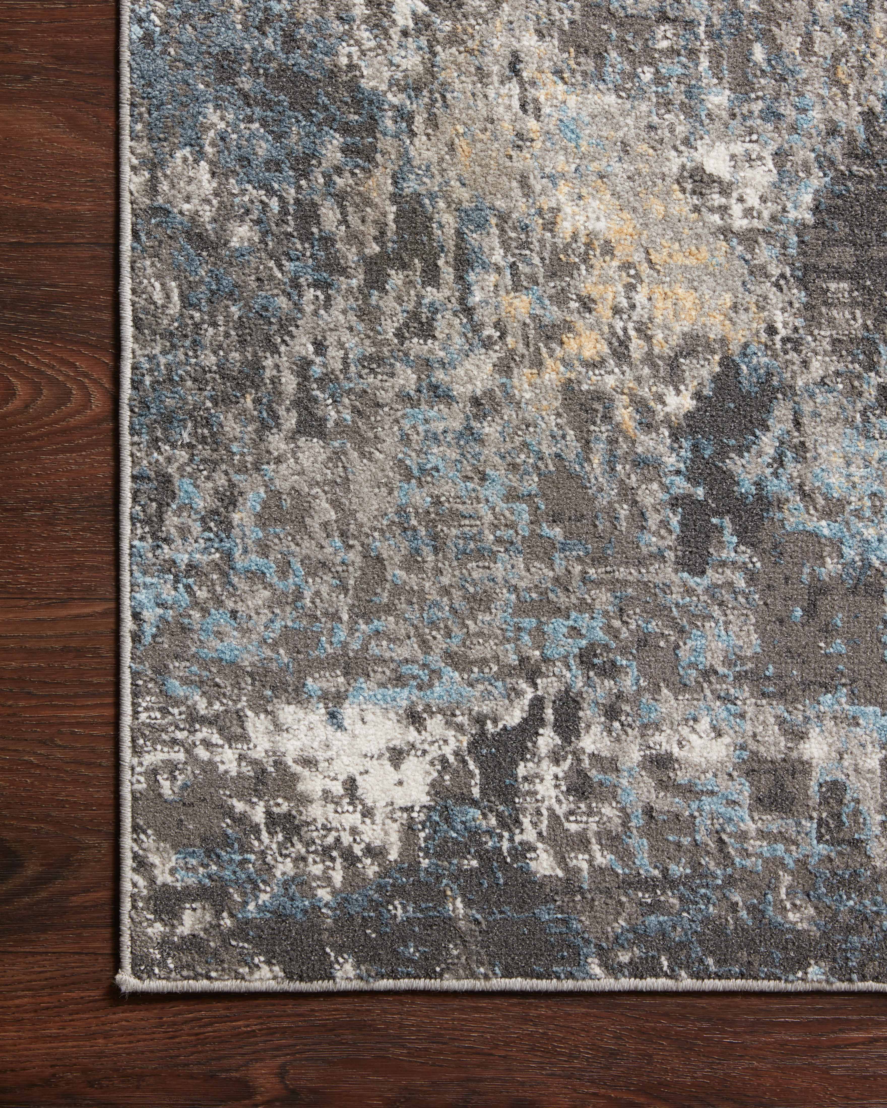Loloi Maeve Silver / Slate Rug RUGS - synthetic Loloi
