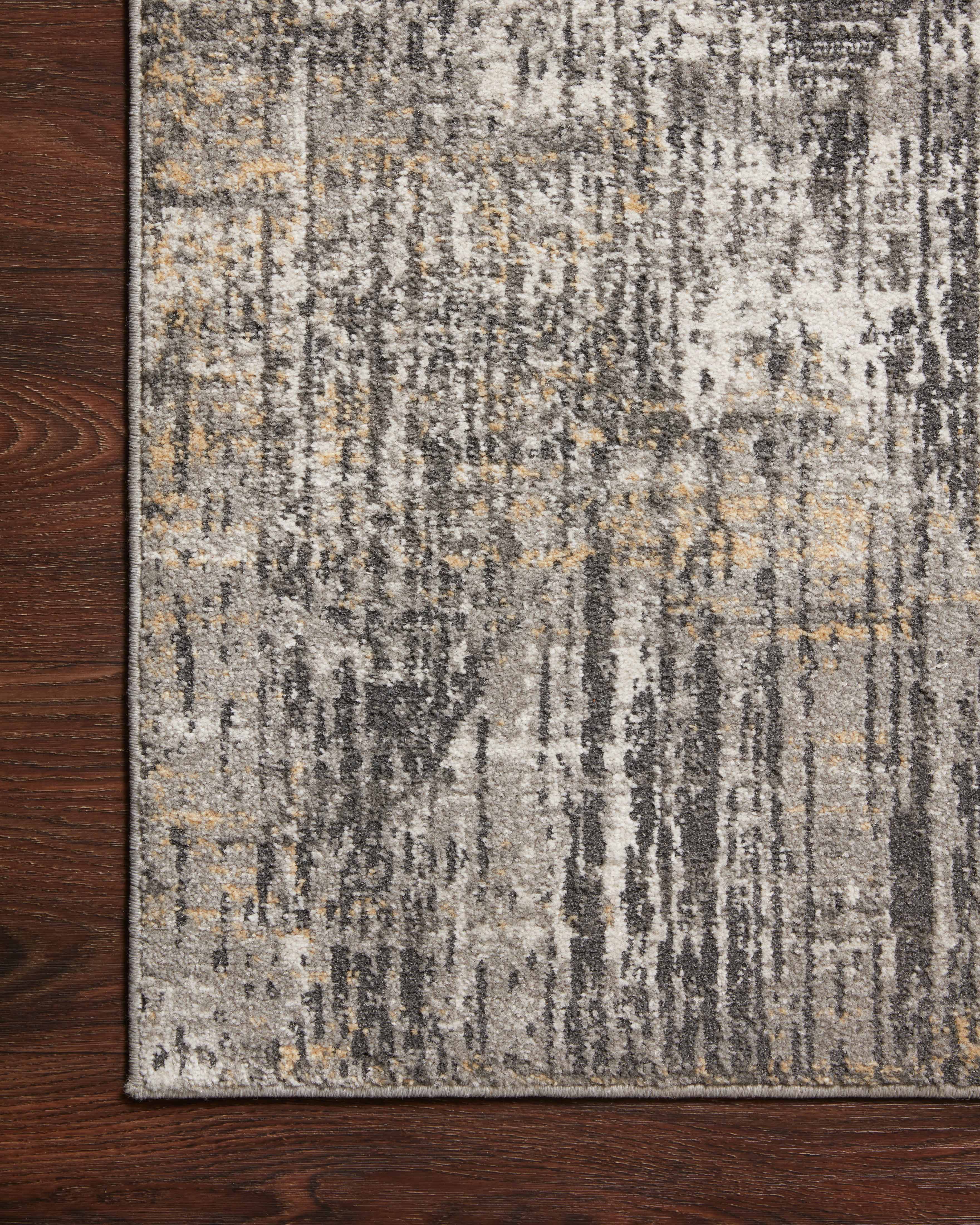 Loloi Maeve Granite / Gold Rug RUGS - synthetic Loloi