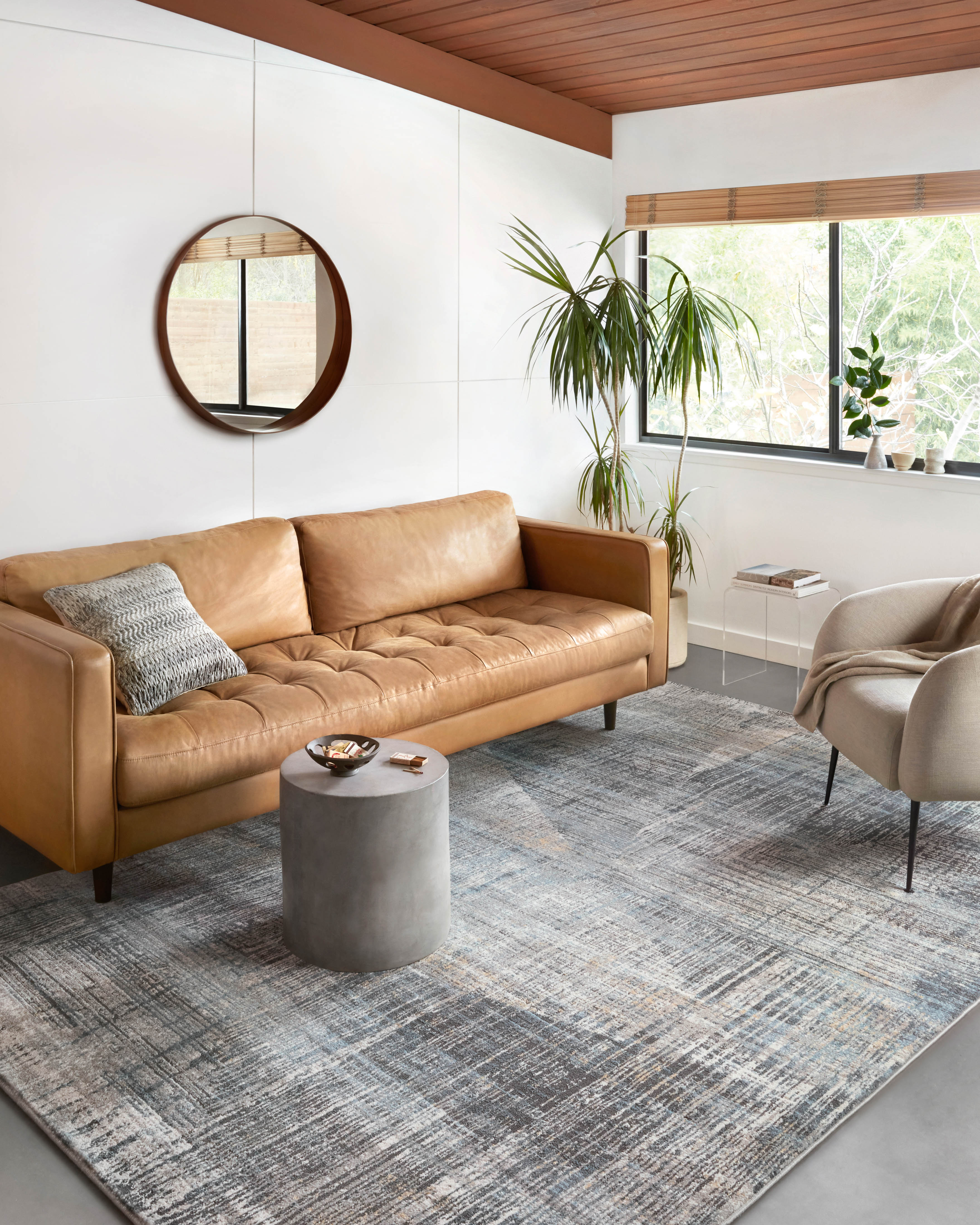 Loloi Maeve Granite / Mist Rug RUGS - synthetic Loloi