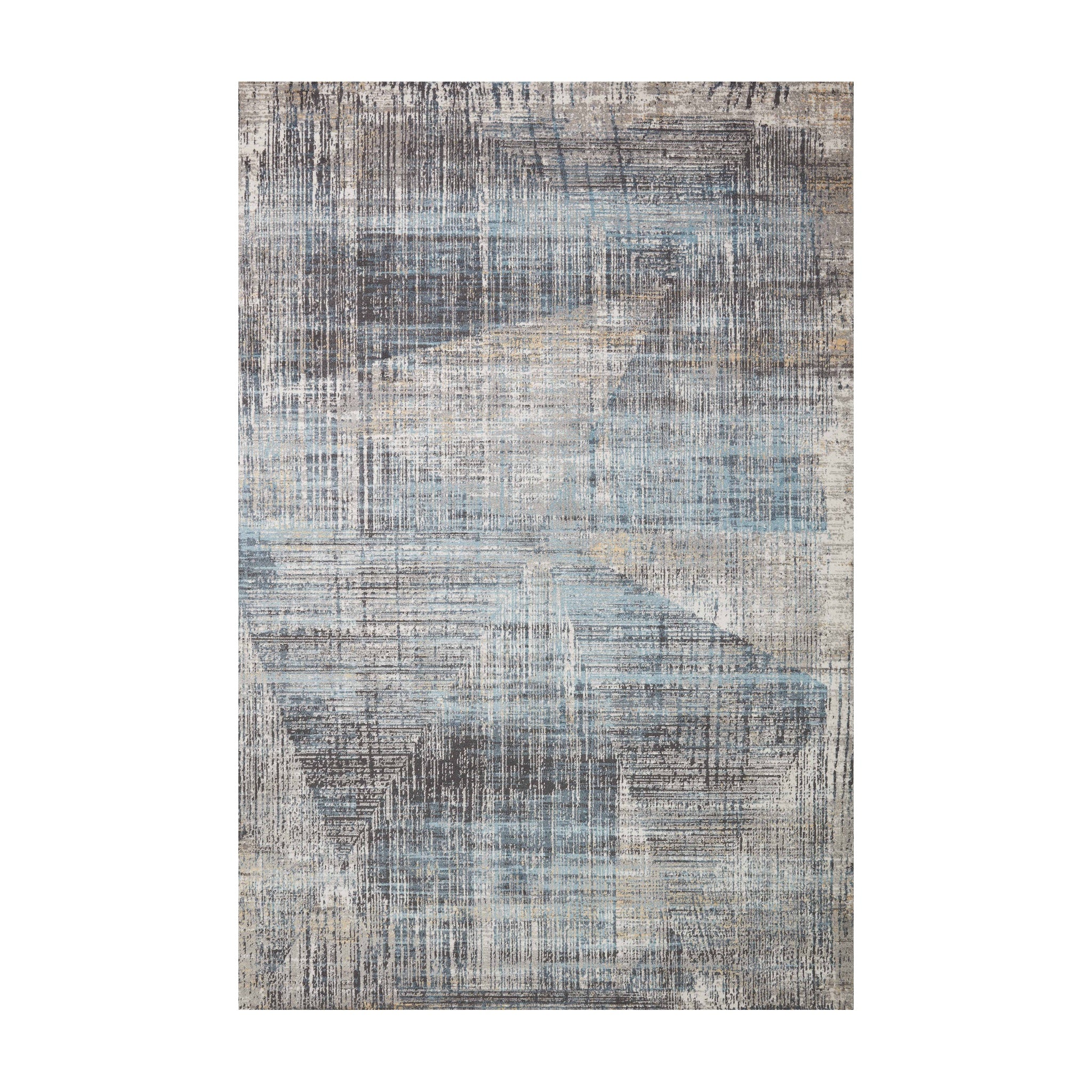 Loloi Maeve Granite / Mist Rug RUGS - synthetic Loloi 18" x 18"