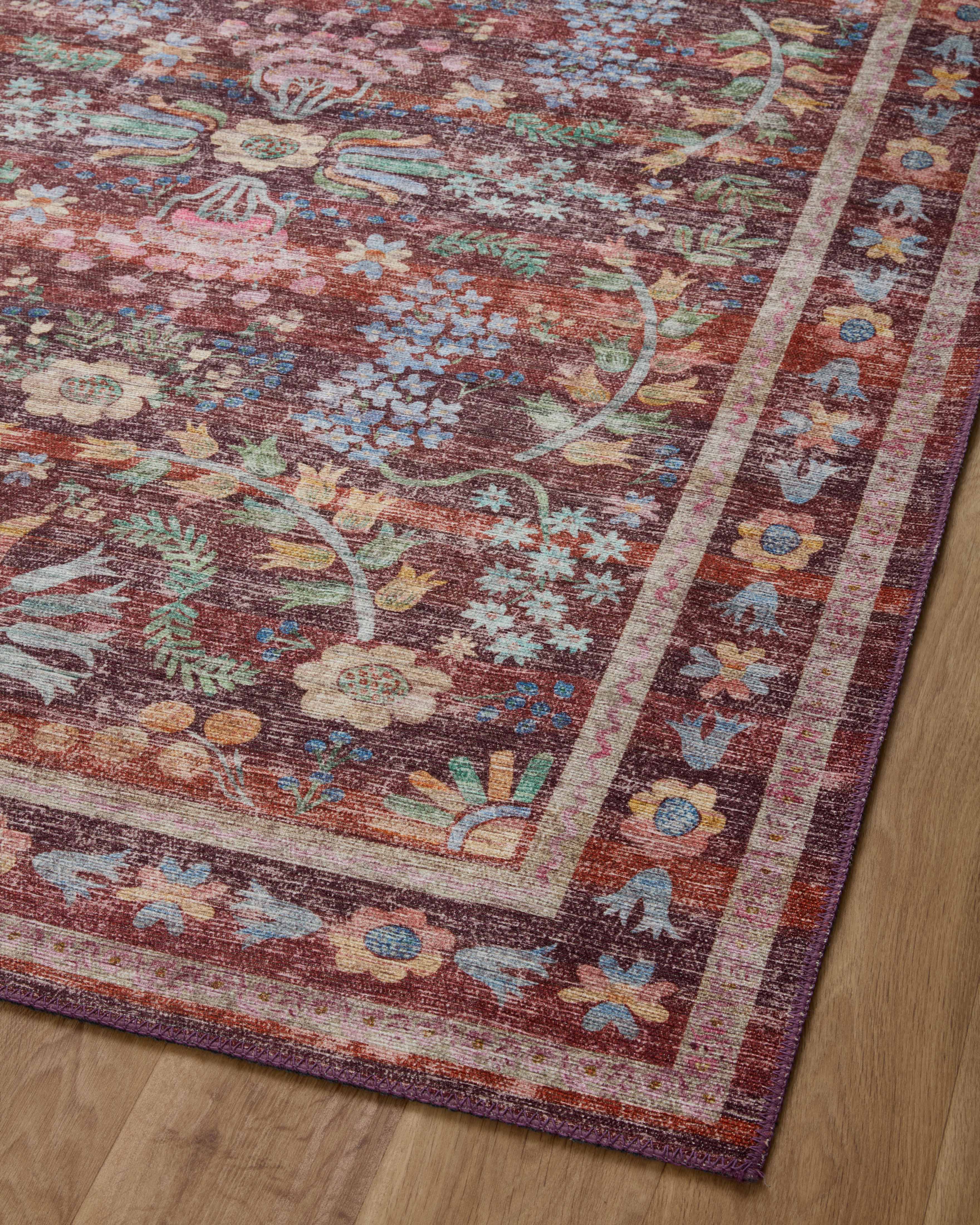 Rifle Paper Co. x Loloi Maison Red Rug RUGS - synthetic Loloi