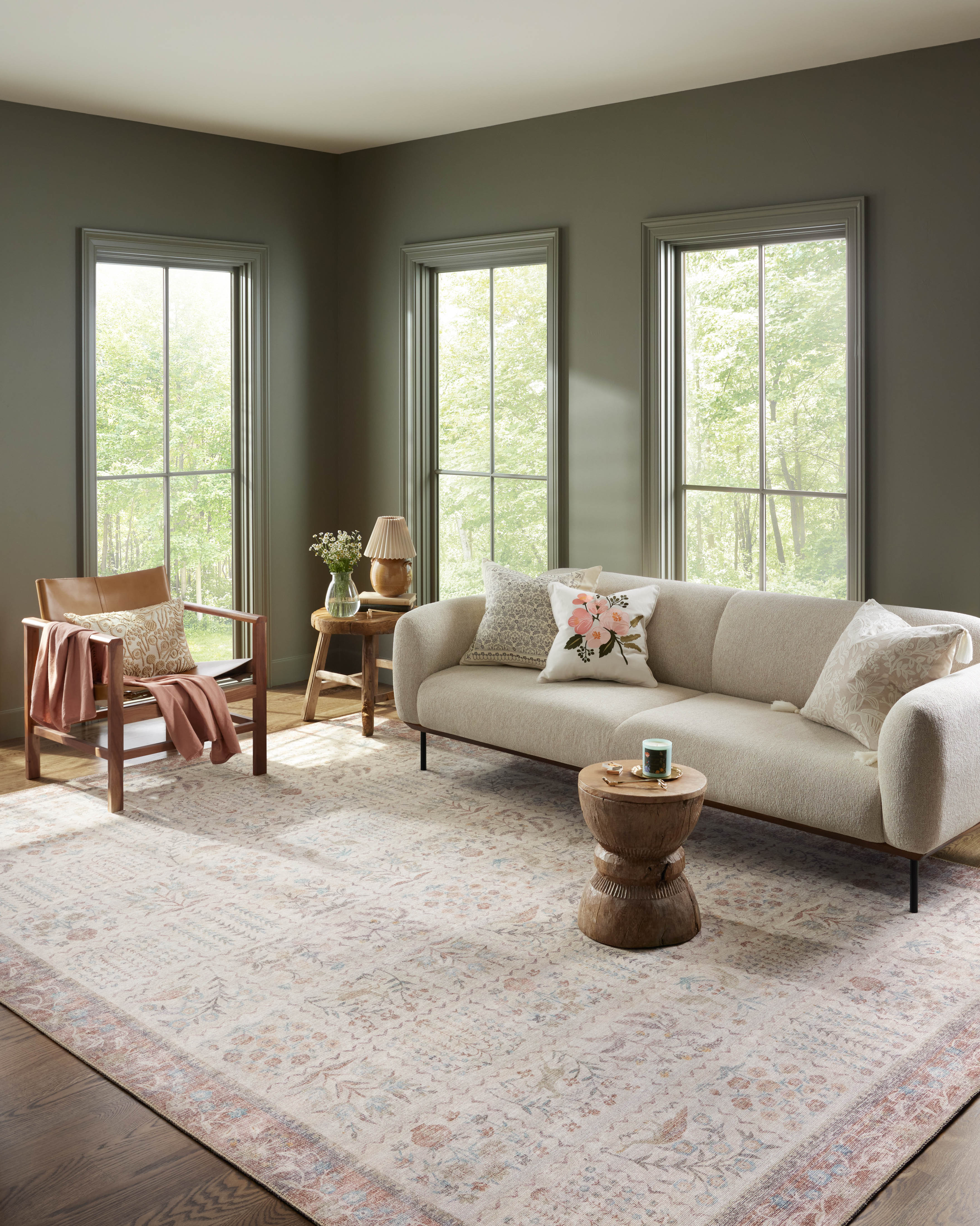 Rifle Paper Co. x Loloi Maison Cream Rug RUGS - synthetic Loloi