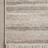 Amber Lewis x Loloi Malibu Ivory / Dove Rug No. 03 5-Rugs - indoor/outdoor Loloi