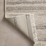 OVERSTOCK RUG - Amber Lewis x Loloi Malibu Ivory / Dove Rug No. 01 - 5'1" x 7'7" IN STORE - Sale Rugs Loloi