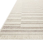 Amber Lewis x Loloi Malibu Ivory / Dove Rug No. 02 5-Rugs - indoor/outdoor Loloi