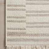 Amber Lewis x Loloi Malibu Ivory / Dove Rug No. 01 5-Rugs - indoor/outdoor Loloi