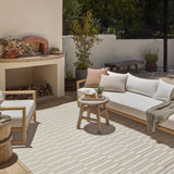 Amber Lewis x Loloi Malibu Ivory / Dove Rug No. 01 5-Rugs - indoor/outdoor Loloi