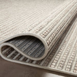Amber Lewis x Loloi Malibu Ivory / Dove Rug No. 02 5-Rugs - indoor/outdoor Loloi