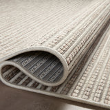 Amber Lewis x Loloi Malibu Ivory / Dove Rug No. 01 5-Rugs - indoor/outdoor Loloi