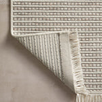 OVERSTOCK RUG - Amber Lewis x Loloi Malibu Ivory / Dove Rug No. 01 - 5'1" x 7'7" IN STORE - Sale Rugs Loloi