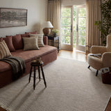 Amber Lewis x Loloi Malibu Ivory / Dove Rug No. 03 5-Rugs - indoor/outdoor Loloi