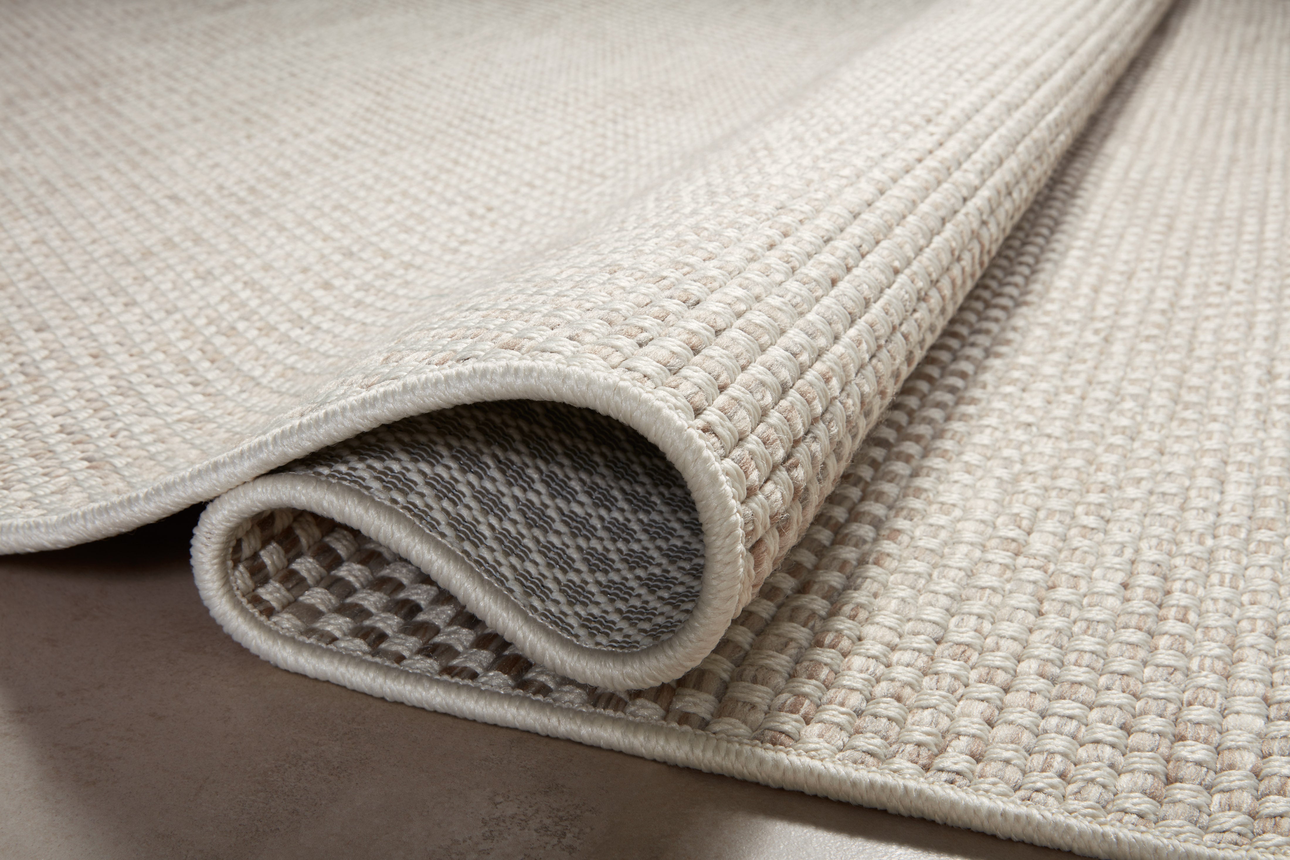 Amber Lewis x Loloi Malibu Ivory / Dove Rug No. 03 5-Rugs - indoor/outdoor Loloi