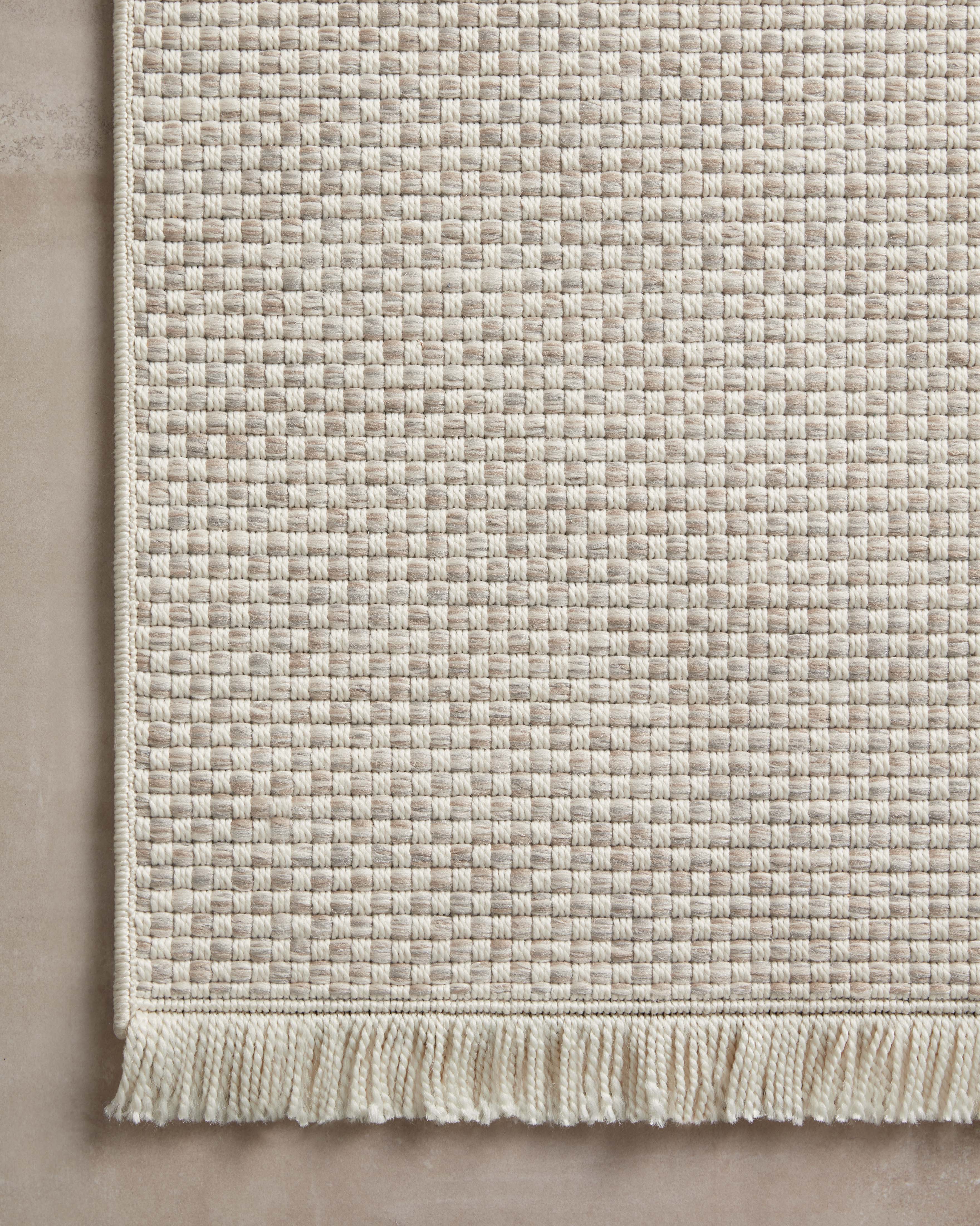Amber Lewis x Loloi Malibu Ivory / Dove Rug No. 04 5-Rugs - indoor/outdoor Loloi