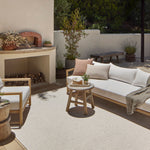Amber Lewis x Loloi Malibu Ivory / Dove Rug No. 05 5-Rugs - indoor/outdoor Loloi