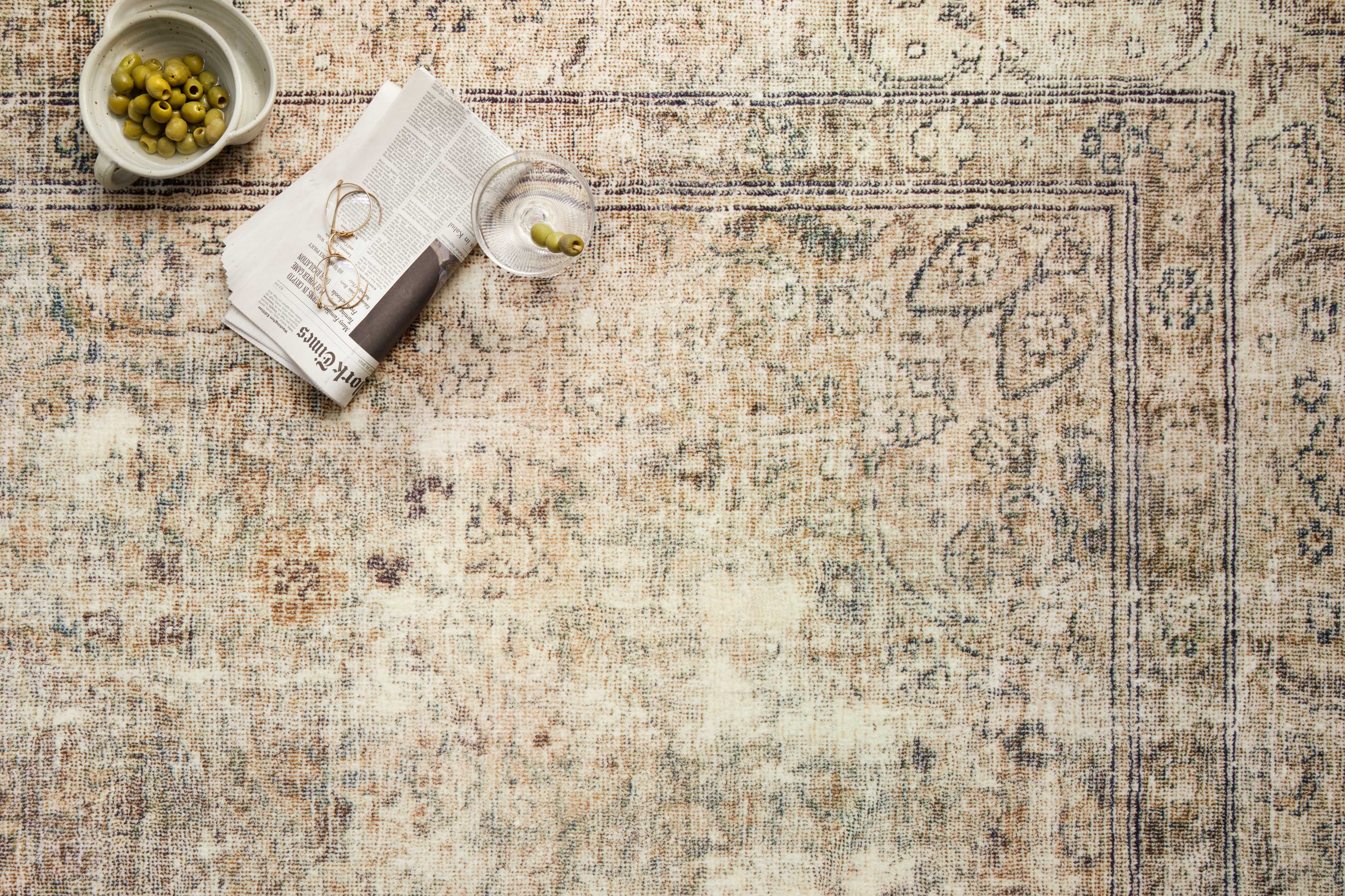 Loloi Margot Antique / Sage Rug No.2 RUGS - synthetic Loloi 18" x 18"