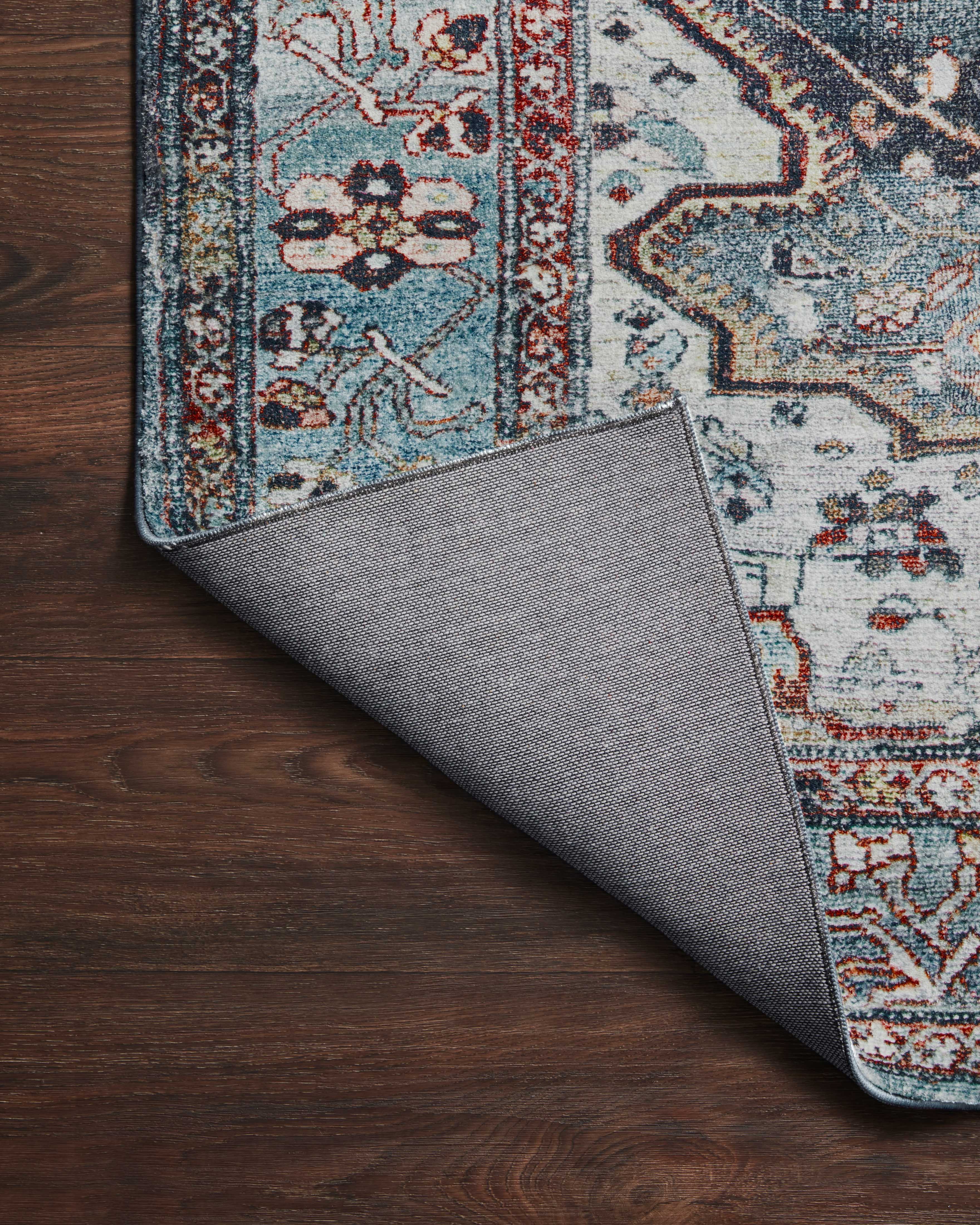 Loloi Margot Ocean/Brick Rug 1-patterned rugs Loloi