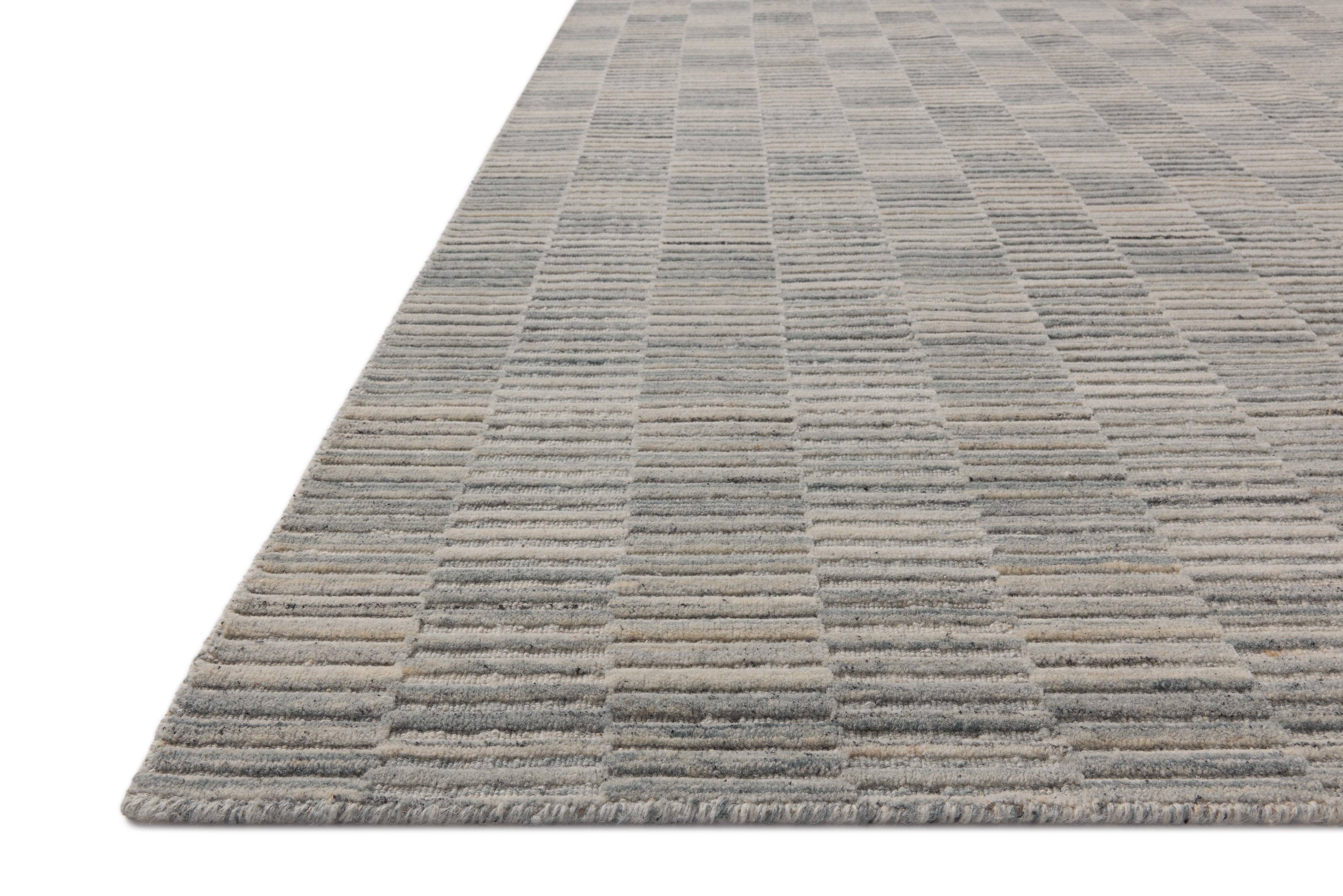 Amber Lewis x Loloi Marlowe Sky / Natural Rug RUGS - wool Loloi