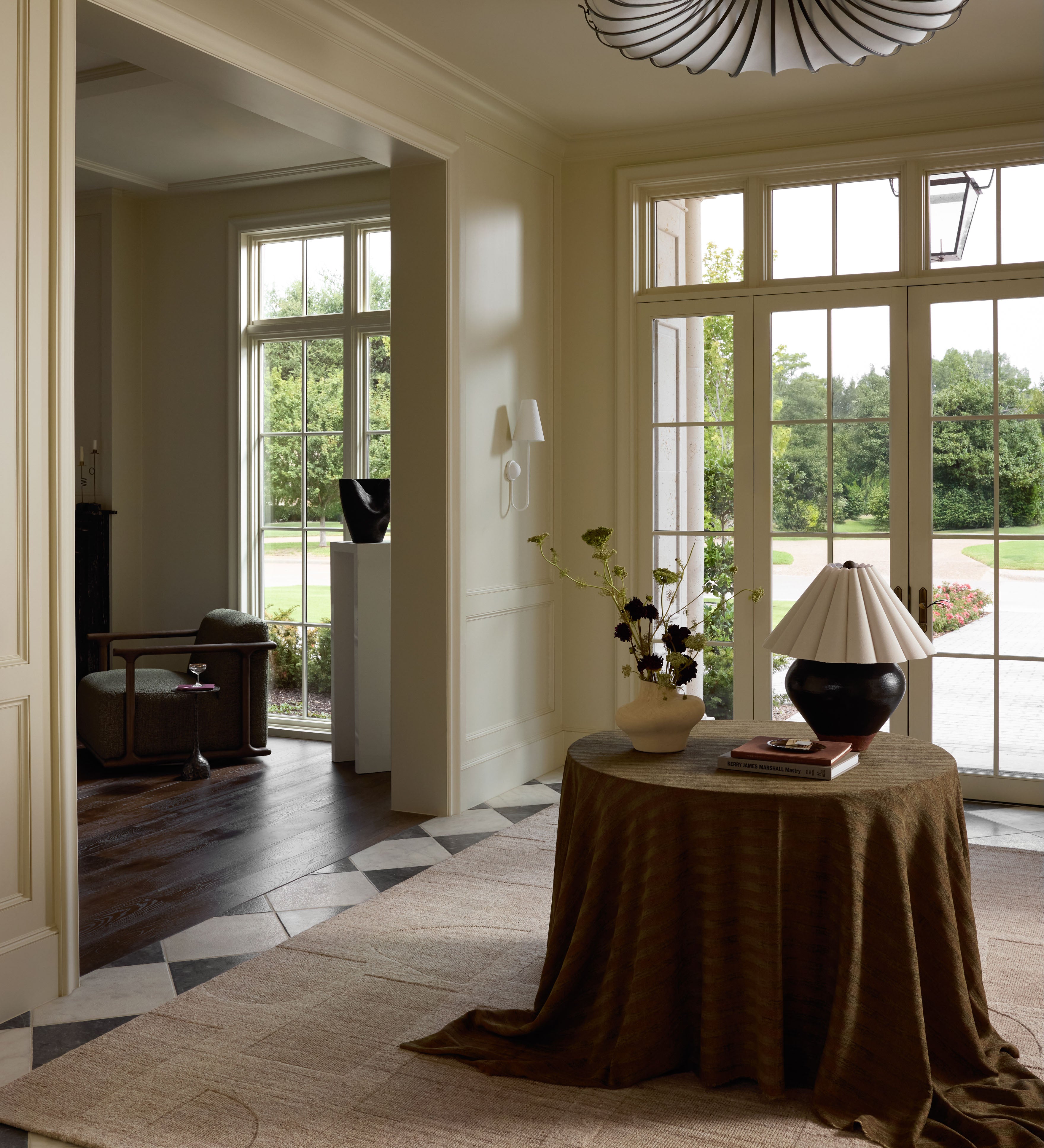 In-house sample - Loloi Maren Collection DESIGN - Rug Sample Loloi Natural