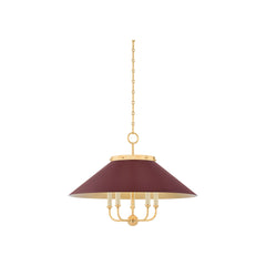 Aged Brass/ Soft Crimson