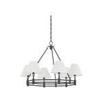 Howard Chandelier LIGHTING - chandelier Hudson Valley Lighting Aged Brass / Distressed Bronze Small