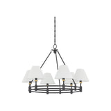 Howard Chandelier LIGHTING - chandelier Hudson Valley Lighting Aged Brass / Distressed Bronze Small