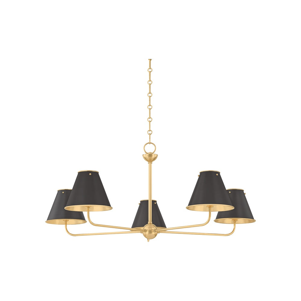 Burghley Chandelier LIGHTING - Chandelier Hudson Valley Lighting Distressed Bronze
