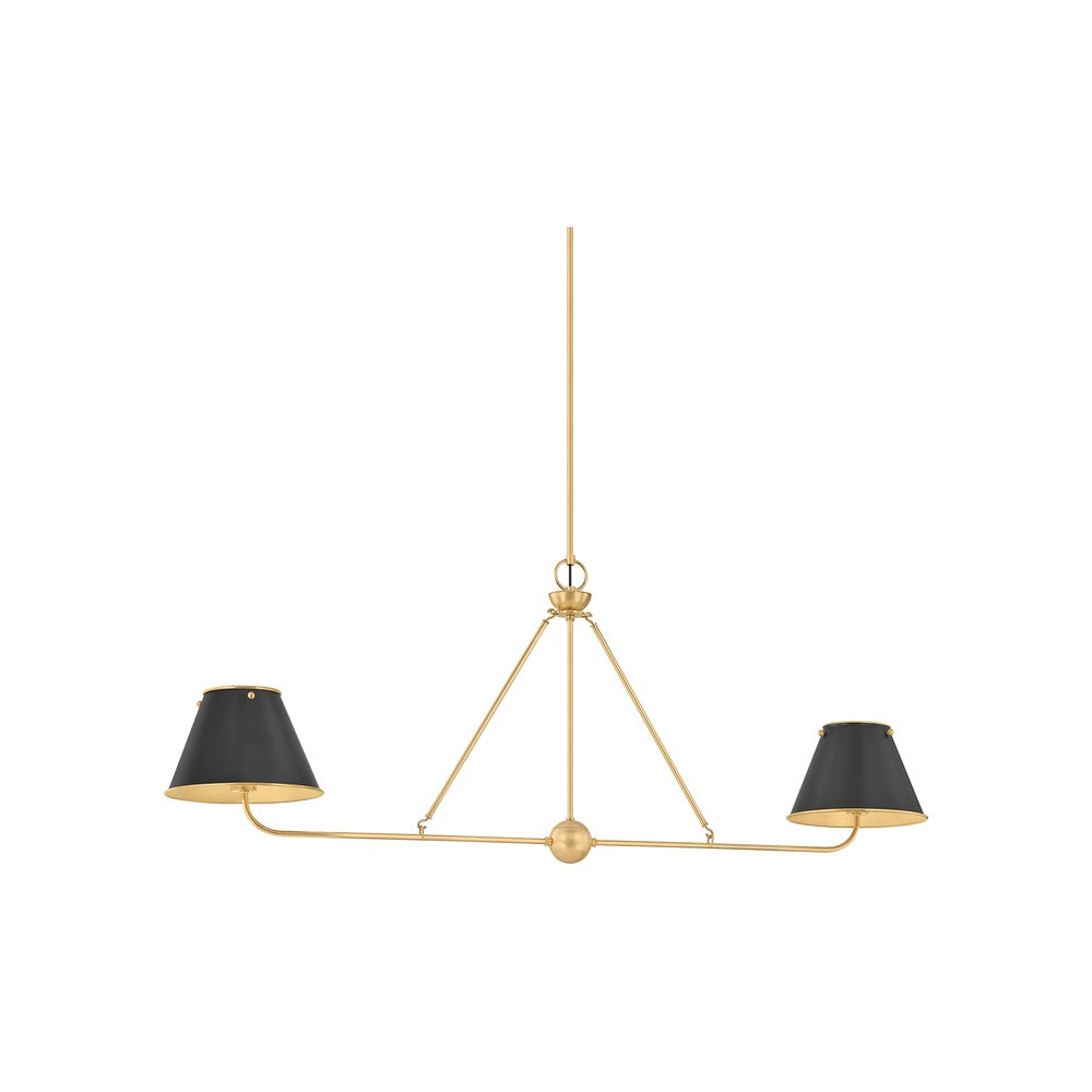 Burghley Linear LIGHTING - Linear Hudson Valley Lighting Aged Brass/distressed Bronze