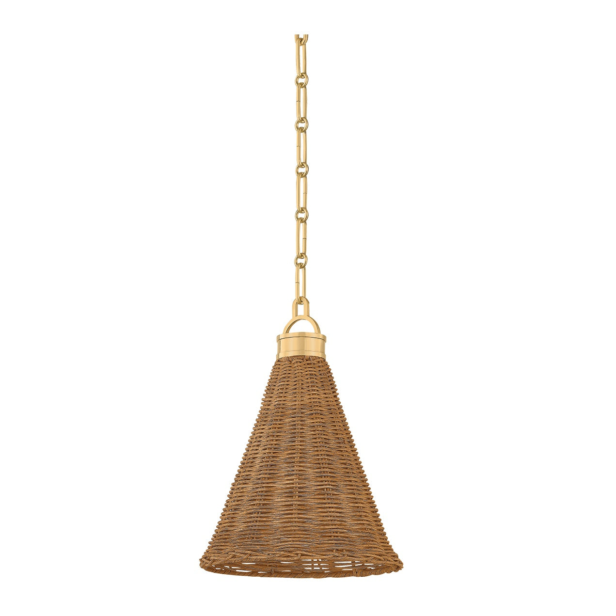 Kensington Pendant LIGHTING - Pendant Hudson Valley Lighting Aged Brass Small