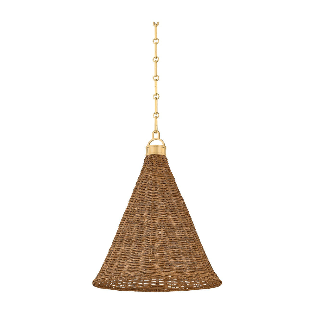 Kensington Pendant LIGHTING - Pendant Hudson Valley Lighting Aged Brass Medium