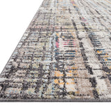Loloi Medusa Charcoal / Multi Rug RUGS - synthetic Loloi