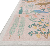 Rifle Paper Co. X Loloi/ Menagerie Les Fauves Blush Rug 2 - RUGS - patterned Loloi