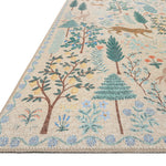 Rifle Paper Co. x Loloi Menagerie Cream Rug No.1 RUGS - synthetic Loloi 18" x 18"