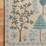 Rifle Paper Co. x Loloi Menagerie Cream Rug No.1 RUGS - synthetic Loloi 18" x 18"