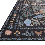 Rifle Paper Co. x Loloi Menagerie Black Rug No.2 RUGS - synthetic Loloi 18" x 18"