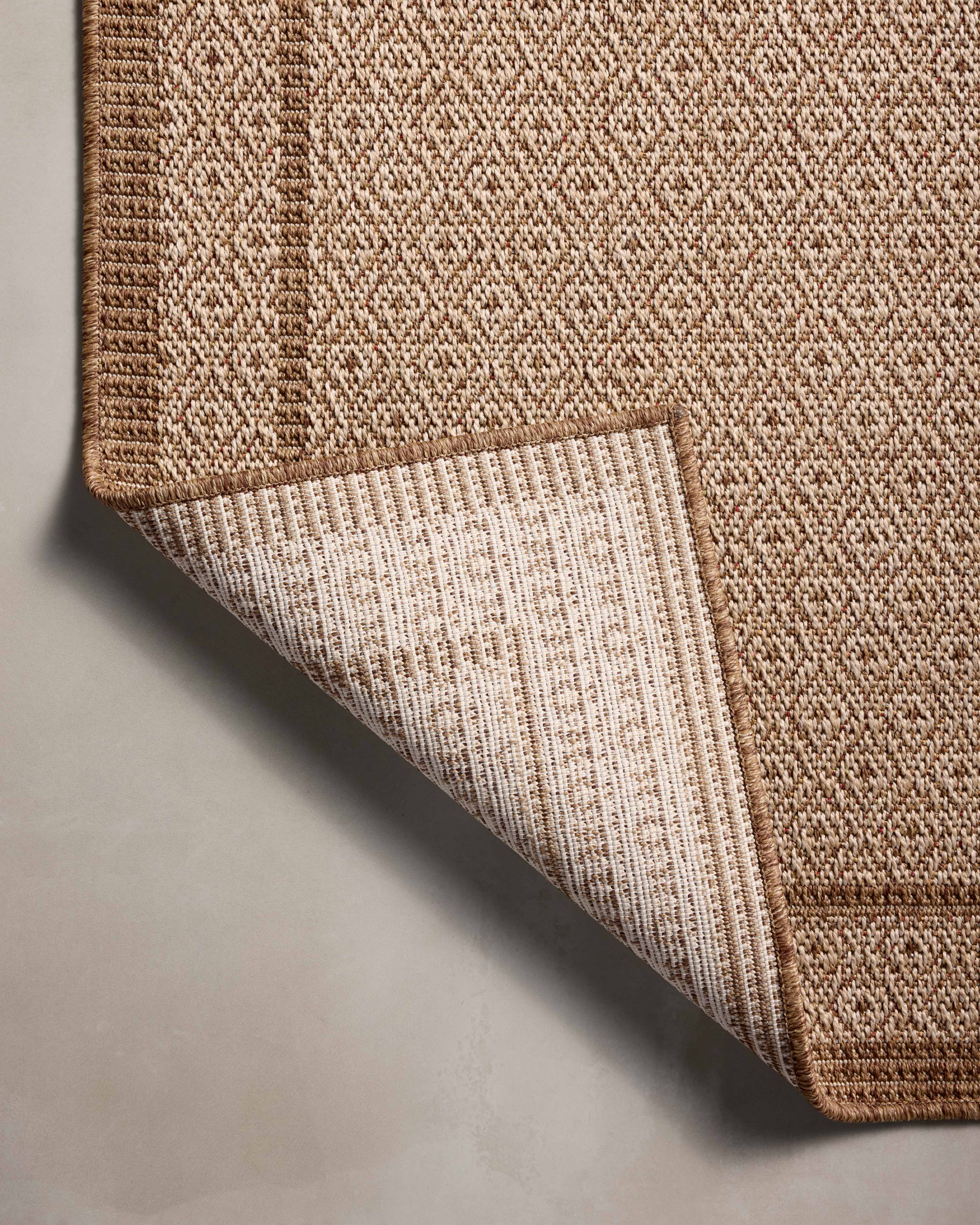 Loloi Merrick Chestnut / Oatmeal Rug 5-Rugs - indoor/outdoor Loloi