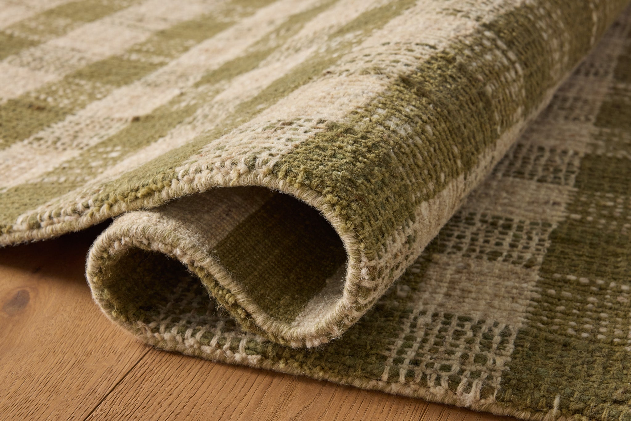 Magnolia Home x Loloi Merritt Oatmeal / Olive Rug - Rug & Weave