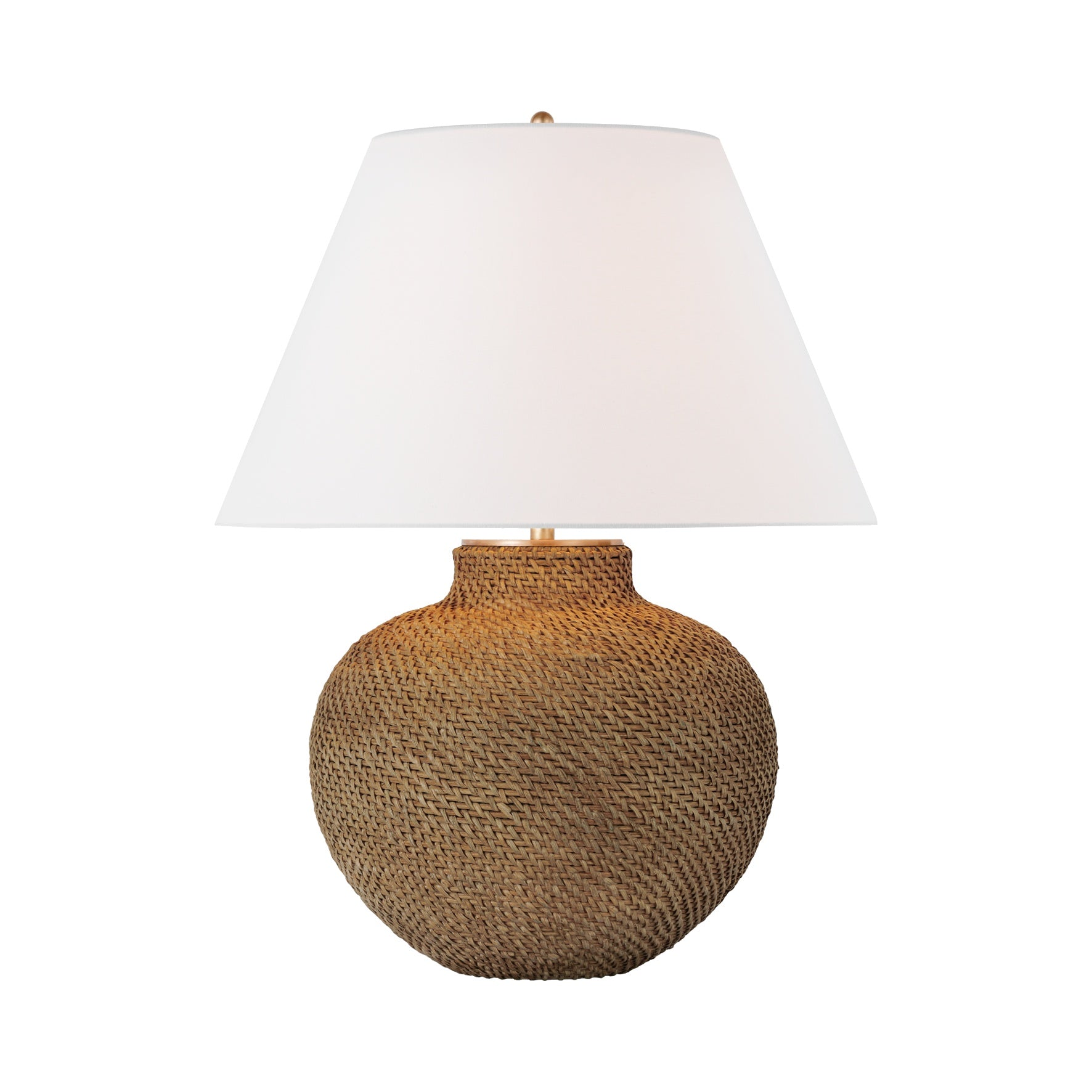 Avedon Medium Table Lamp LIGHTING - table lamp Visual Comfort Natural Rattan
